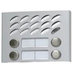 MD124 Aluminium MODY module with four buttons in two rows