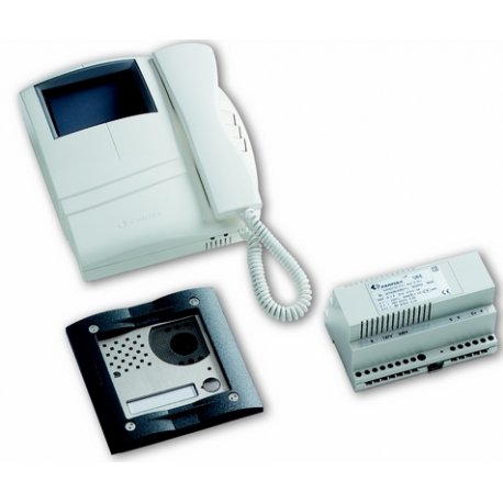KM8100MXW Czarno-biały, wandaloodporny zestaw wideodomofonowy serii Compact - Matrix